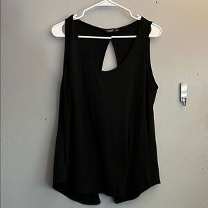 Black Sleeveless Top open back